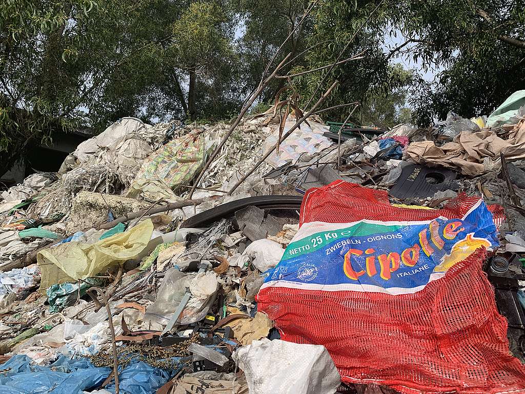 rifiuti in plastica
