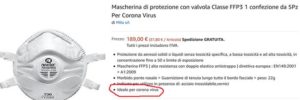 maschere coronavirus
