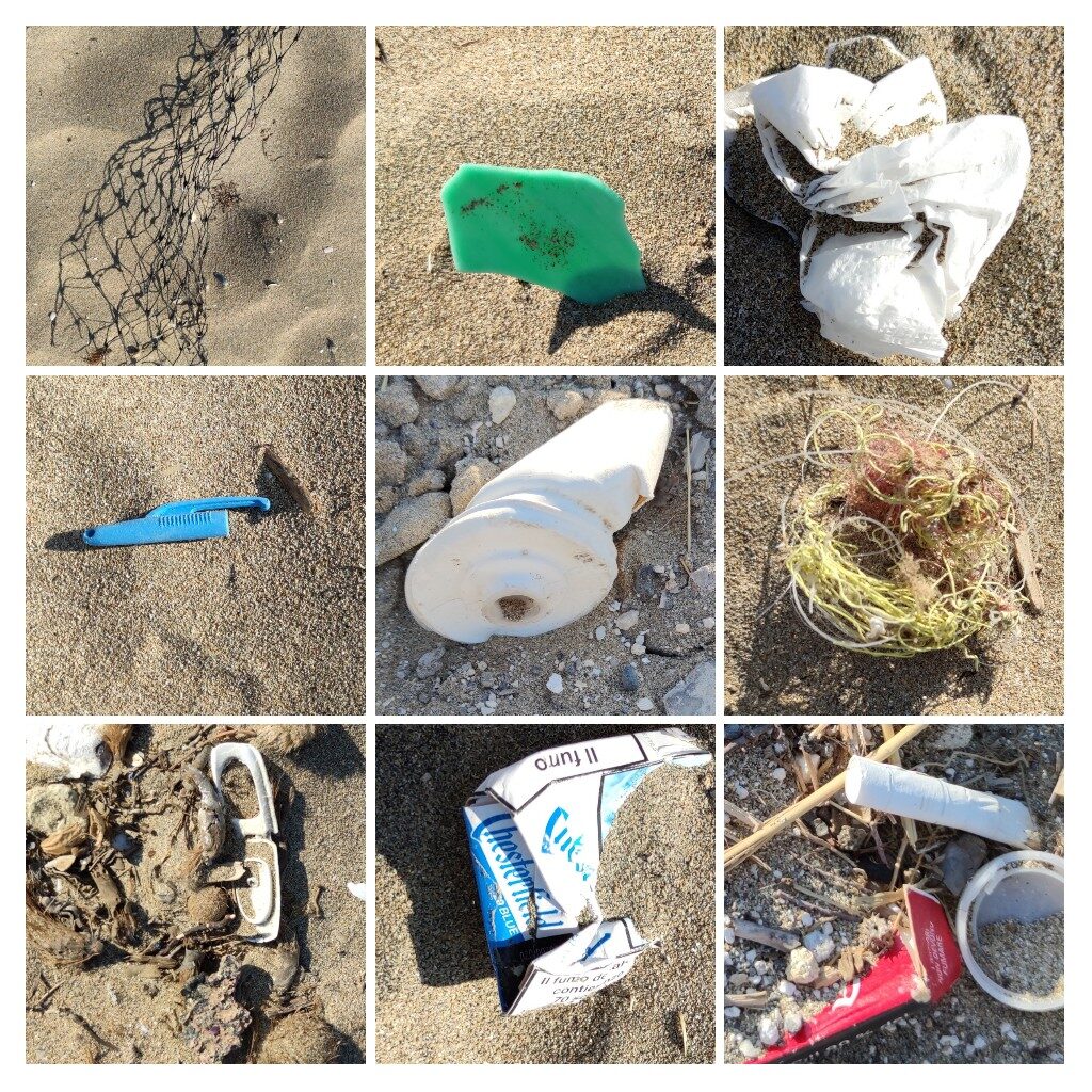 Rifiuti sulle spiagge