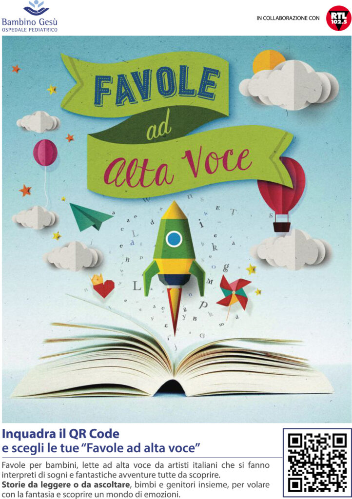 Al via da oggi il progetto "Favole ad alta voce"