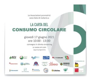 Convegno "La Carta del consumo circolare"