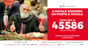 Aggiungi un posto a tavola, campagna della Comunità di Sant'Egidio