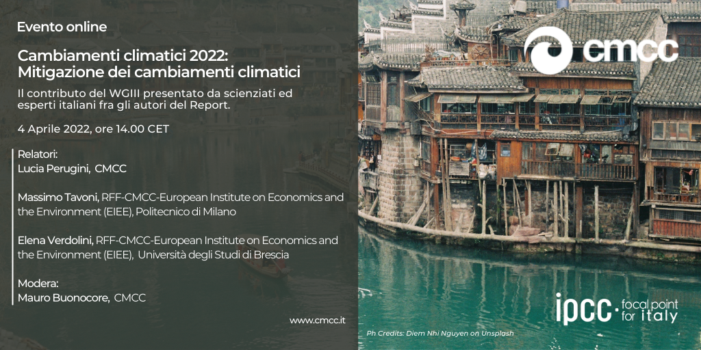 Mitigazione dei cambiamenti climatici 2022