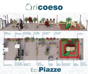 Ricoeso presenta le EcoPiazze, progetti di arredo urbano per “città sostenibili”