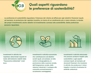 Investimenti sostenibili (fonte: infografica ABI)