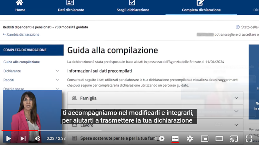 Precompilata agenzia delle entrate 2024