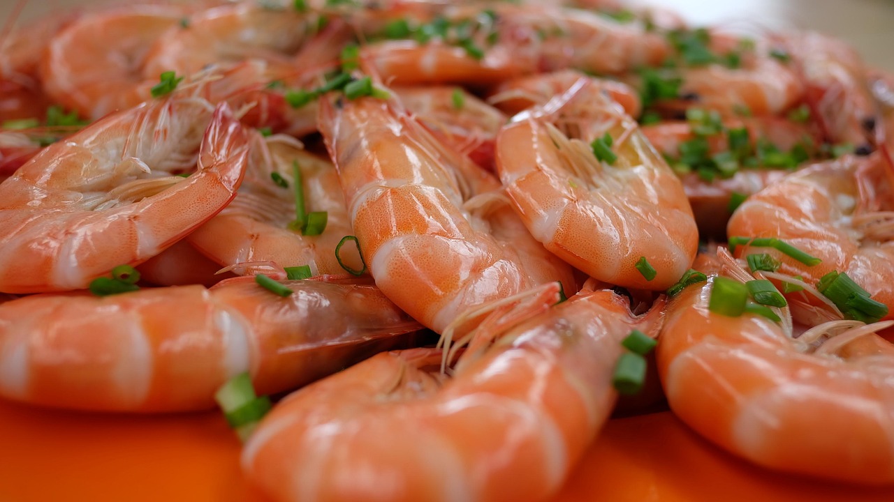 https://pixabay.com/it/photos/gamberi-cibo-frutti-di-mare-gambero-2348933/