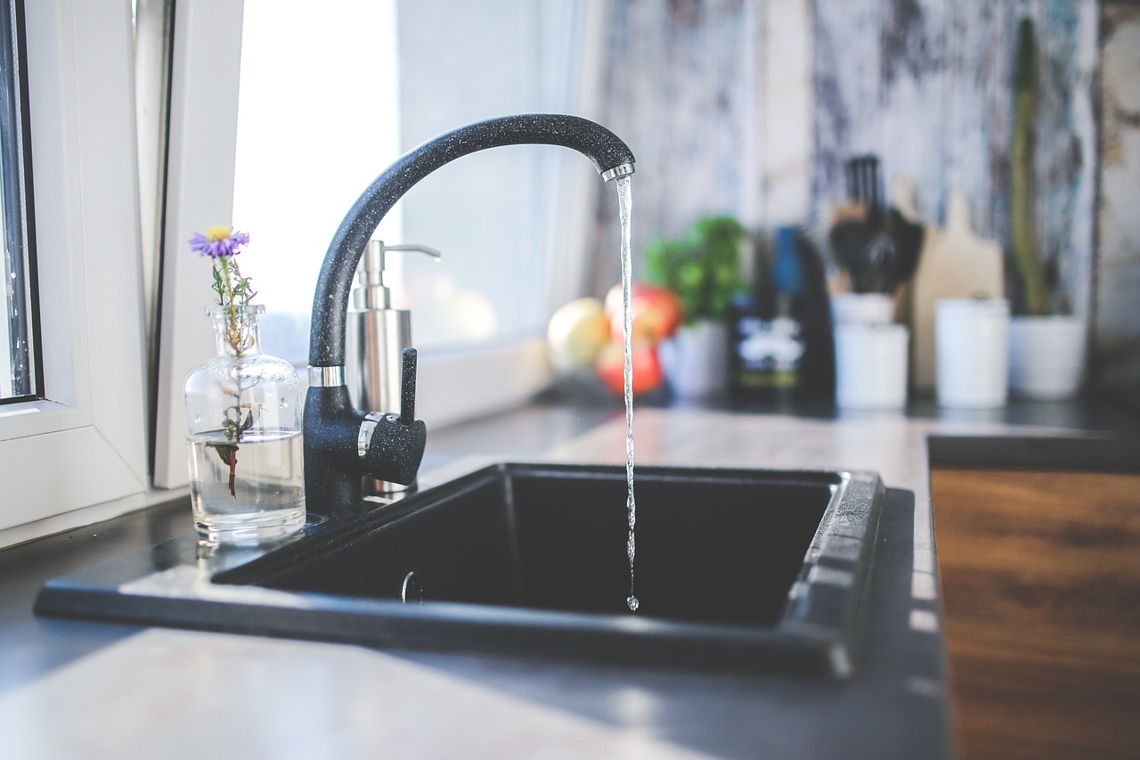 https://pixabay.com/it/photos/rubinetto-nero-cucina-lavello-791172/