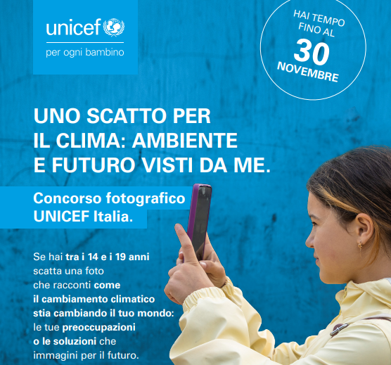 unicef scatto per il clima