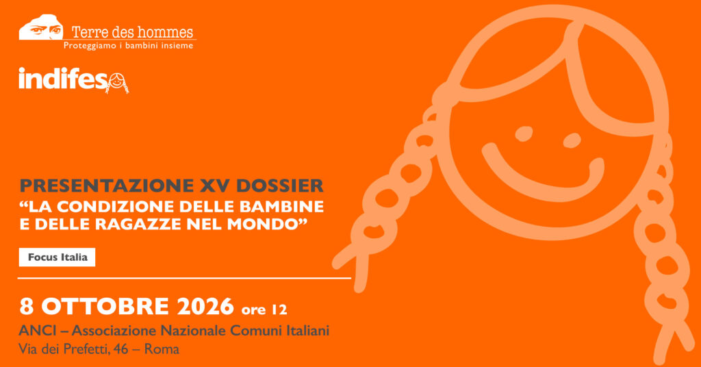 8 ottobre - Terre des Hommes presenta i dati sui reati a danno dei minori